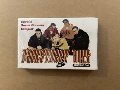 PROMO SAMPLER Backstreet Boys Music Cassette Single Sealed - Image 1 of 2