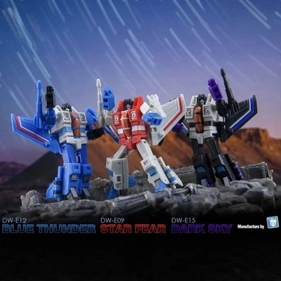 For Dr.Wu DW-E09-15 Starscream Coronation Transforming Robot 3-Pack Small Scale - Image 1 of 4