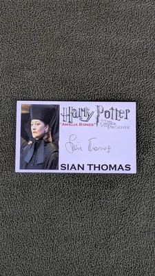 Sian Thomas AUTOGRAPH - 2007 Artbox HARRY POTTER and the Order of the Phoenix Up - Image 1 of 2
