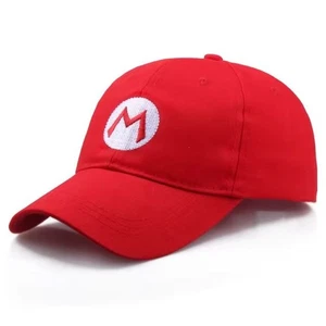Brillante Gorra de Béisbol Mario Bordada Deportes al Aire Libre Sombrero para el Sol Hip Hop Sombrero de Camionero - Imagen 1 de 1
