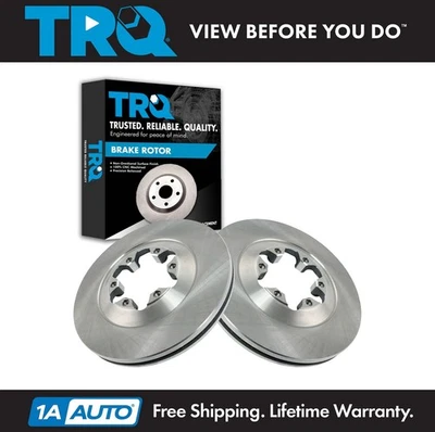 TRQ Front Brake Rotors Set For 2009-2012 Chevrolet Colorado GMC Canyon - Изображение 1 из 4