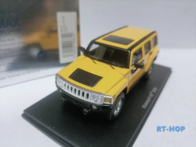 Spark 1/43 Scale GM Hummer H3 2009 Yellow Off road vehicle model - Image 1 of 4