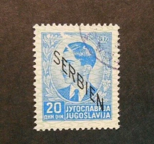 GERMANIA,GERMANY,SERBIA REICH 1941" F. SVR SERBIEN " 20 Din USED - Imagen 1 de 2