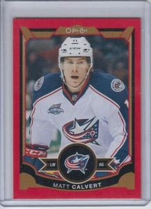 15/16 OPC Columbus Blue Jackets Matt Calvert Red Redemption card #293 - Picture 1 of 2