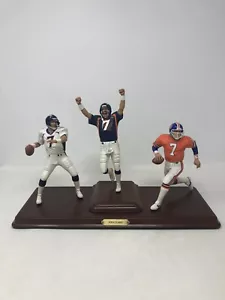 Danbury Mint Denver Broncos John Elway 3 Figure Sculpture Super Bowl MVP Read!!! - Picture 1 of 19