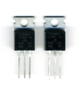 2 x Transistors STP12NM60 High Voltage Power Mosfet 650 V- 10 A - 0,41 Ohm - Picture 1 of 1