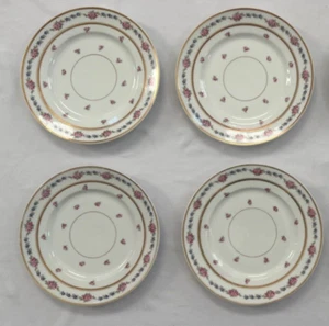 BERNARDAUD LIMOGES THE FONTENAY SALAD PLATES 8 3/8" LOT OF 4 - Picture 1 of 4