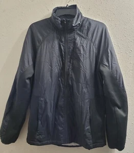 MSX Michael Strahan Jacket Mens S Black Long Sleeve Full Zip Lightweight Nylon - Picture 1 of 5