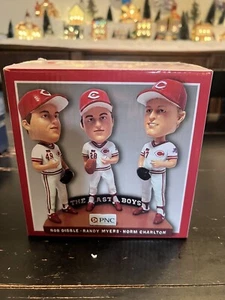 CINCINNATI REDS THE NASTY BOYS TRIPLE BOBBLEHEAD 4/25/2015 NIB Dibble Myers - Picture 1 of 6