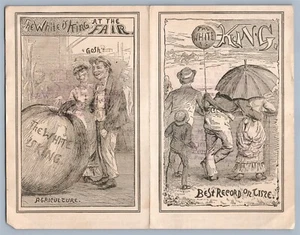 PHILDELPHIA PA ANTIQUE VICTORIAN RISHEL WHOLESALE ADVERTISING BOOKLET - Imagen 1 de 2