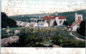 Vista de YANTIC, Connecticut CT c1908 - Postal - Imagen 1 de 2