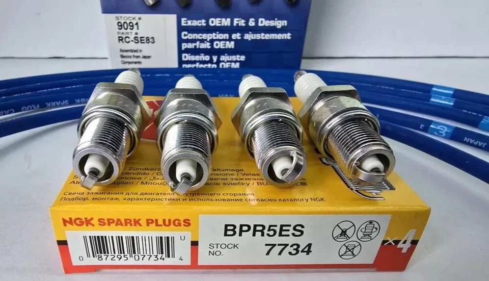 Suzuki Sidekick 8V 1.6 91-95 - Geo Tracker 1.6 1989-1995 NGK Spark Plugs & Wires - Image 1 of 4