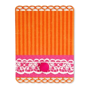New Sizzix Sizzlits Large Die - Card, Ribbon Insert 657995 - Bild 1 von 2