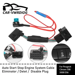 For Peugeot Citroen 308 3008 DS6 Car Stop Start System Control Eliminator Cable - Picture 1 of 7