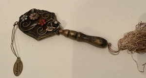 Katherine's Collection Mirrored Beaded Ornament A - Picture 1 of 6
