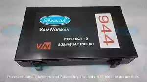 VINTAGE 944 VAN NORMAN BORING BAR TOOL BOX 2.200-4.200 AMERICAN INCH MICROMETER - Picture 1 of 19