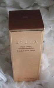 STILA AQUA GLOW SERUM FOUNDATION *DEEP* 1 FL OZ /30 mL NEW IN BOX FREE SHIP! - Picture 1 of 3