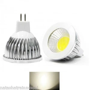 Lampada faretto lampadina MR16 LED COB spot 120° 15 12 9 W 12V caldo o solare - Imagen 1 de 10