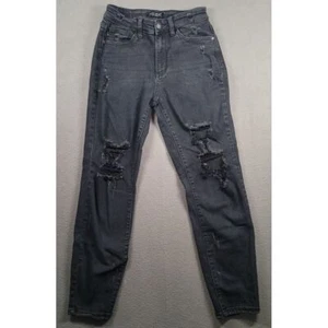Judy Blue Jeans Women's 25 Black The Standout Boyfriend Fit Mid Rise JB82161BK - Picture 1 of 11