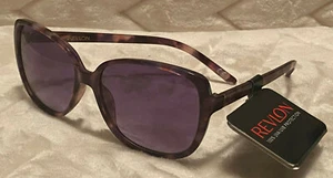 NEW REVLON Women’s Sunglasses Dark Tortoise Designer CUTE 100% UVA/UVB - Picture 1 of 3