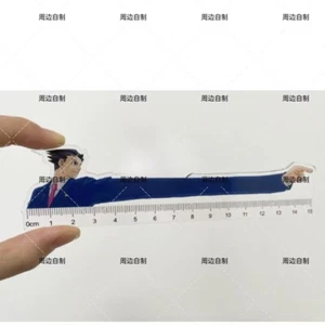Ace Attorney Phoenix Wright Anime Straightedge Stationery Ruler Cosplay Cartoon - Picture 1 of 5