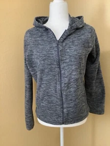 Danskin Now Women’s Hoodie Soft Gray Heather Full Zip Pockets Size M - Picture 1 of 5