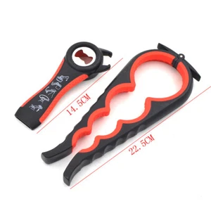 4-in-1 and 5-in-1 Jar Bottle Opener Multifunctional Remover Gripper Kitchen Tool - Picture 1 of 9