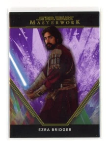 EZRA BRIDGER PURPLE PARALLEL /50 - 2024 Topps Star Wars Masterwork #51 - Picture 1 of 2