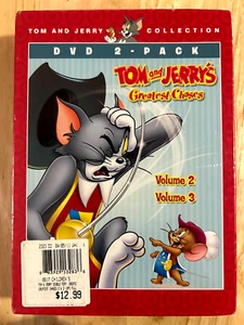 Tom and Jerry Double Feature: Greatest Chases Volume 2 & 3  (DVD 2010 NEW) - Picture 1 of 6