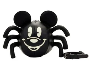 Disney Mickey Glow in the Dark Spider Loungefly Halloween Stitch Shoppe Bag - Picture 1 of 11