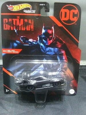 2022 HOT WHEELS DC COMICS THE BATMAN CHARACTER CAR 1:64 SCALE BATMOBILE MATTEL