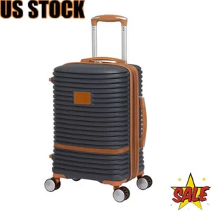 21" Hartschalen Handgepäck Koffer erweiterbar Spinner leicht grau neu - Bild 1 von 10