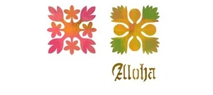 PLANTILLA DE PARED PLANTILLAS PATRÓN NUEVO 6.49""x4.33"" Aerógrafo PVC PLANTILLA aloha - Imagen 1 de 3