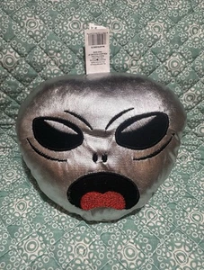 5 Zoll silberner Alien-Plüschkopf aus AMC Theaters Sammlerstück außerirdisch - Bild 1 von 2