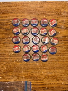 Vintage Pepsi Cola Soda Kronkorken Original Korken gefüttert 23 Stück gebraucht alt - Bild 1 von 6