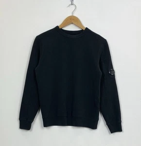 C.P. Company Sweatshirt Kids Boys Size 12 Years Pocket Luxury Long Sleeve Black - Picture 1 of 11