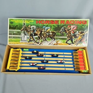 ATC HORSE RACING GAME Astra Trading Co. Japan Mechanical Battery Vtg 1970s - Picture 1 of 15
