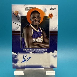Khaman Maluach 2025-26 Topps Contemporary Marks RC Rookie Auto #CM-KM Suns - Bild 1 von 2