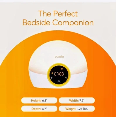 Lumie Bodyclock Rise 100 - LED Wake-Up Light Alarm Clock with Realistic Sunri... - Image 1 of 4