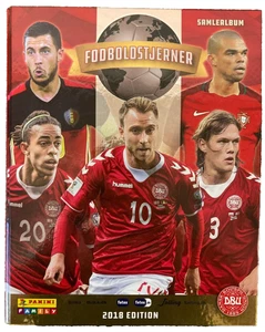 Danish Complete Panini FODBOLDSTJERNER 2018 World Cup Collector's Album - Picture 1 of 23