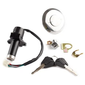 Motorcycle Lock Set Complete for Kiden, Lexmoto (LCKST031) FROM CMPO ** NEW ** - Picture 1 of 2