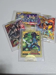 Lote de 4 cartas 1992-97 WIZARD MAGAZINE SERIE 3 ORO PROMO SP - Imagen 1 de 2