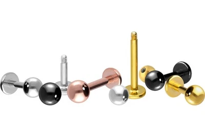 PIERCINGLINE  Piercing Stecker Titan Labret - Bild 1 von 4