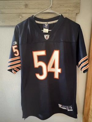 Camiseta de fútbol americano Reebok extra grande de los Chicago Bears Brian Urlacher del Super Bowl XLI Foto 1 de 4