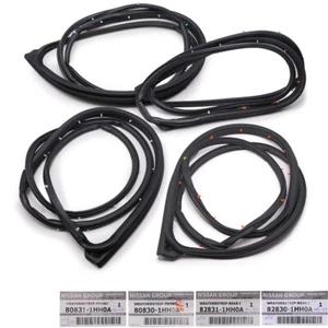 Fits Nissan March Micra K13 2010 19 Set 4 Door Weatherstrip Seal - Picture 1 of 8