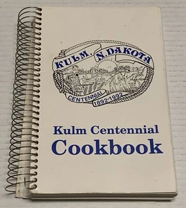 Vtg Kulm Centennial Cookbook Food Cooking Recipe Book North Dakota ND 90s 1992 - Imagen 1 de 24