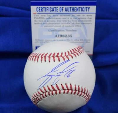 José Fernández PSA ADN Certificado de Autógrafo Grandes Ligas OML Firmado Béisbol Foto 1 de 2