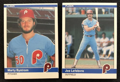 1984 Fleer Baseball Cards Singles You Pick - Image 1 of 2