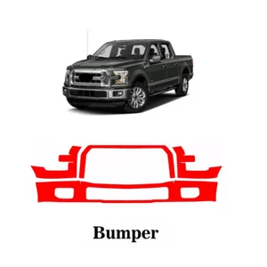 PPF Paint Protection Film Front bumper 2015 2016 2017 For Ford F-150 XL XLT - Picture 1 of 5