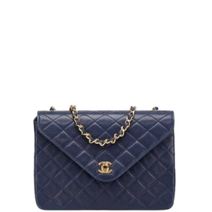 CHANEL COCO Mark Matrasse Chain Shoulder Bag Women 【Used】 - Picture 1 of 12